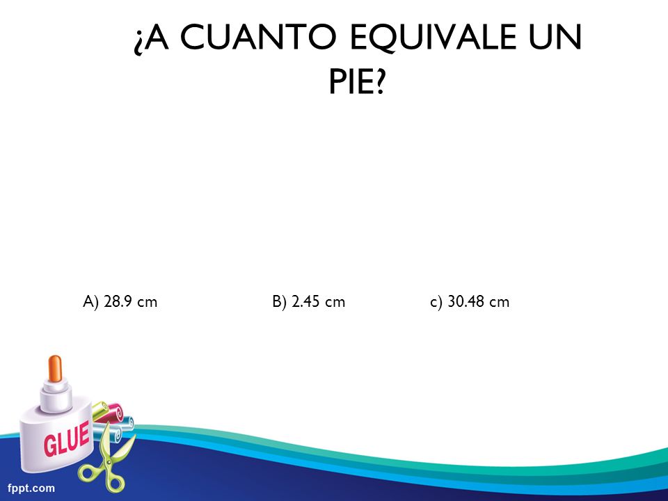 Cuanto un es pies